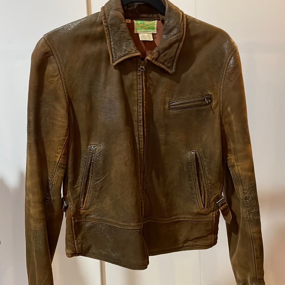 Levi’s vintage real leather bomber jacket